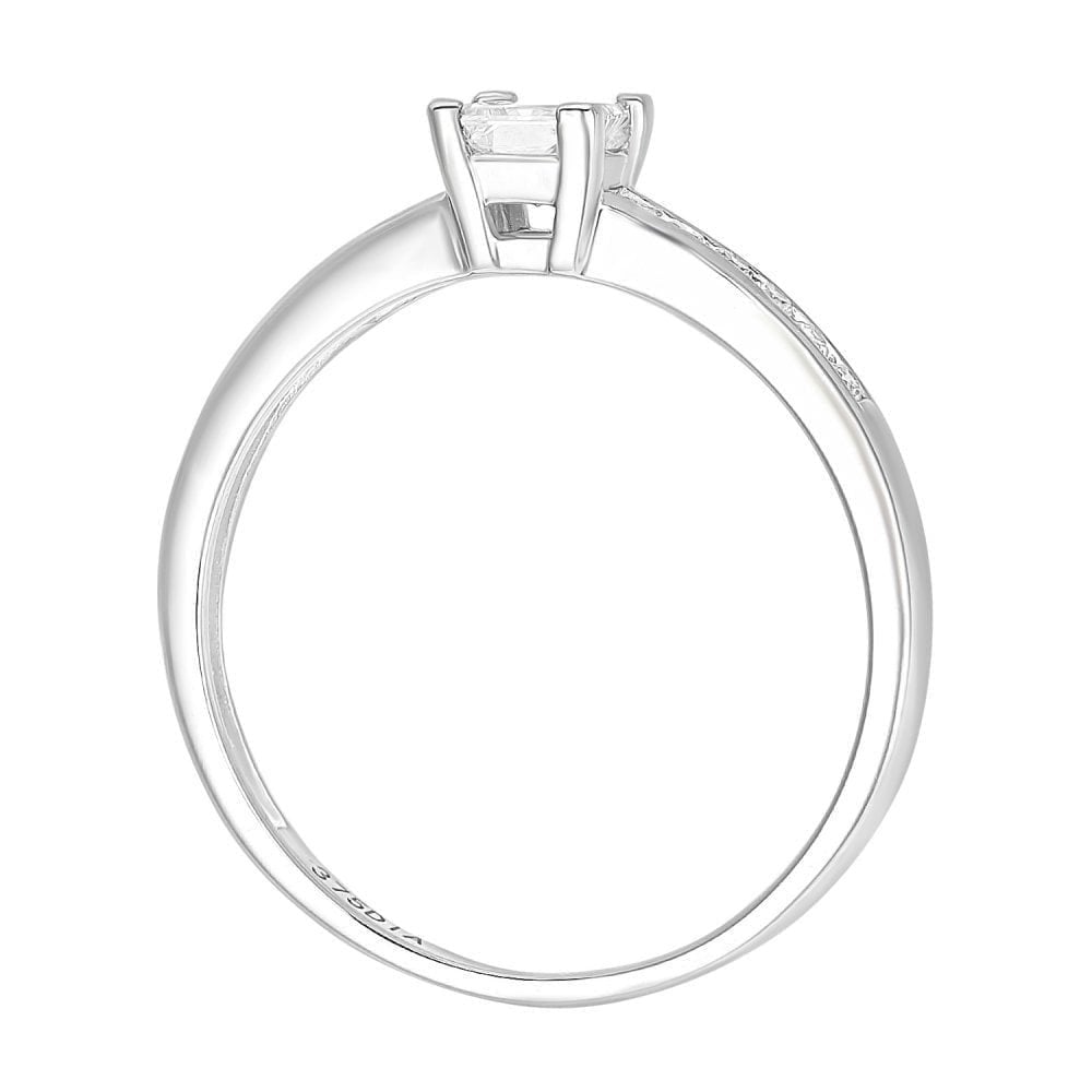 18ct White Gold 0.45ct Diamond Engagement Ring
