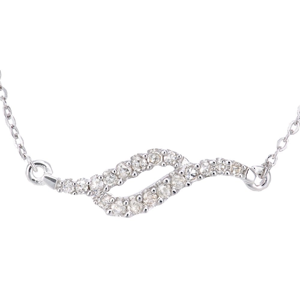 Diamond Necklace - detail view | Prime Jewellery