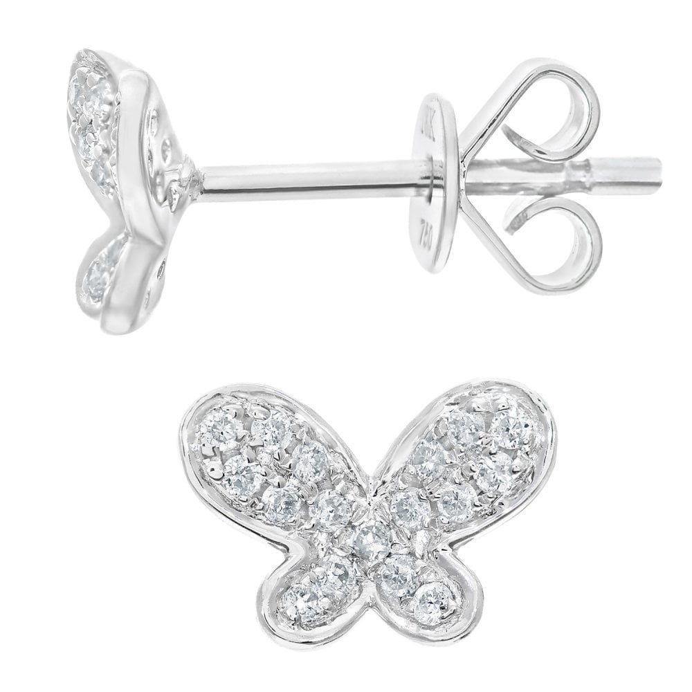 Diamond Stud Earrings - detail view | Prime Jewellery