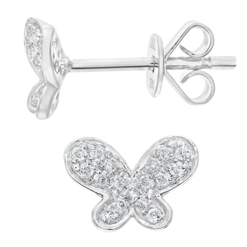 Diamond Stud Earrings - detail view | Prime Jewellery