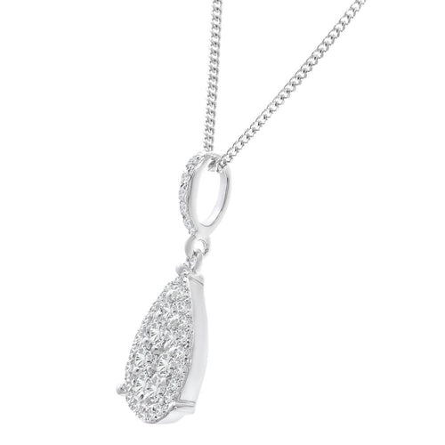 Diamond Necklace - detail view | Prime Jewellery