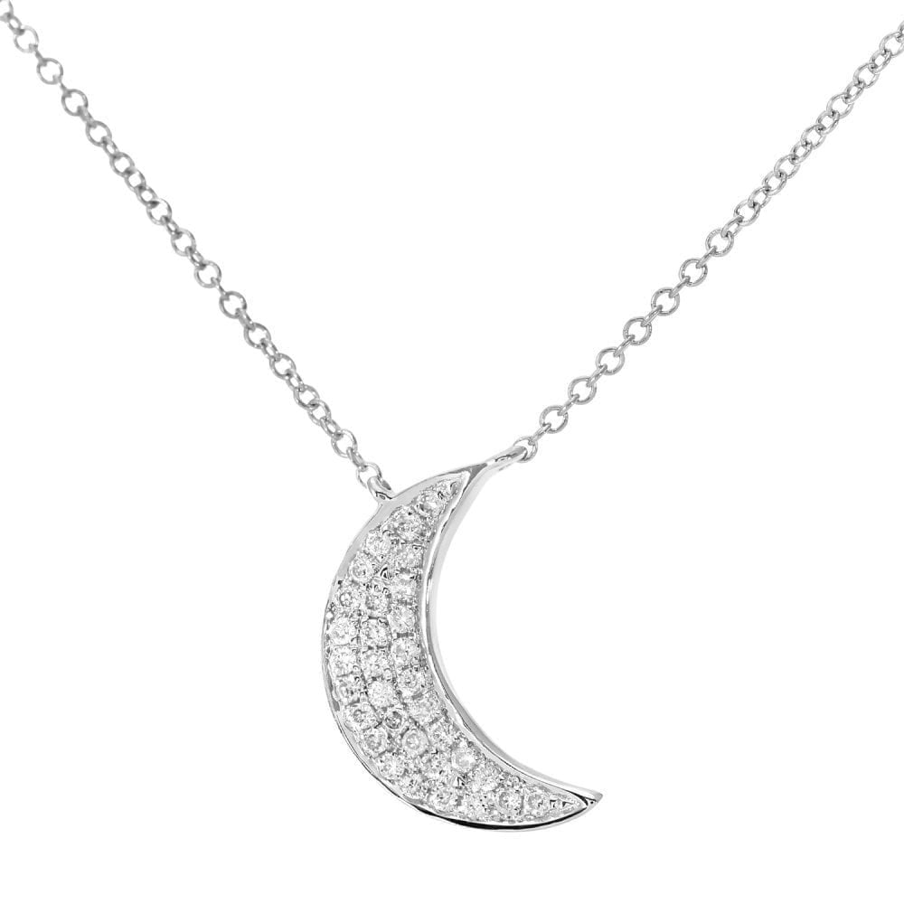 Diamond Necklace 9ct White Gold | Prime Jewellery