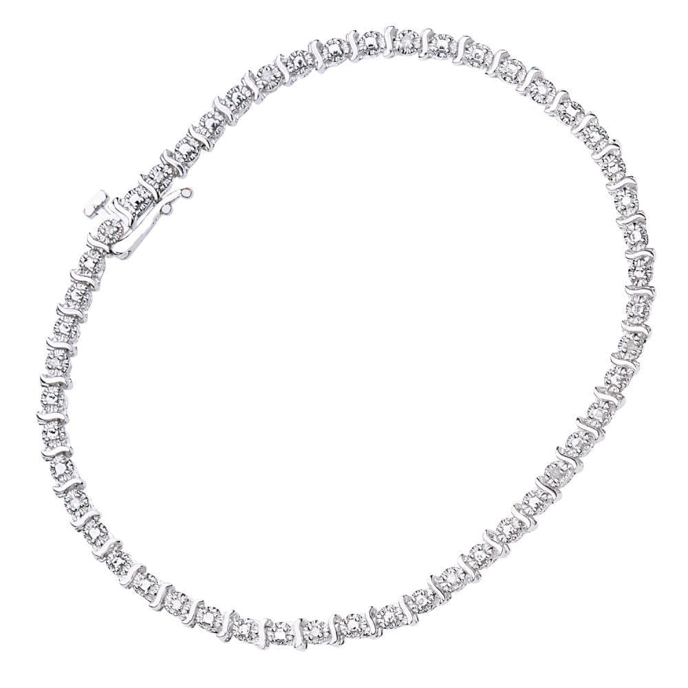 Diamond Tennis Bracelet 9ct White Gold | Prime Jewellery
