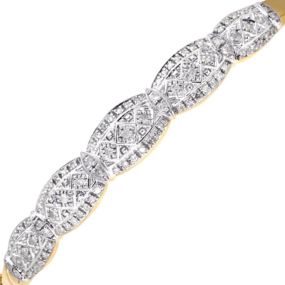 Diamond Bangle - detail view | Prime Jewellery