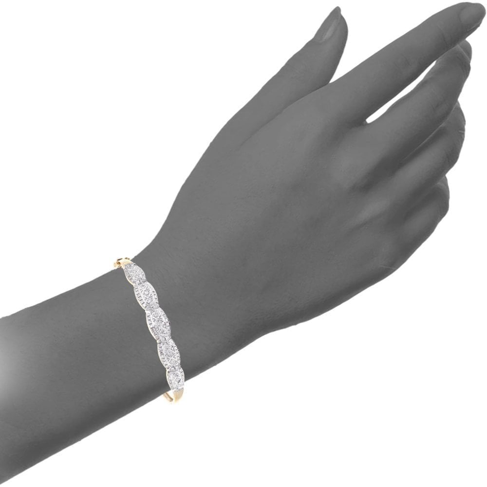 Diamond Bangle - detail view | Prime Jewellery