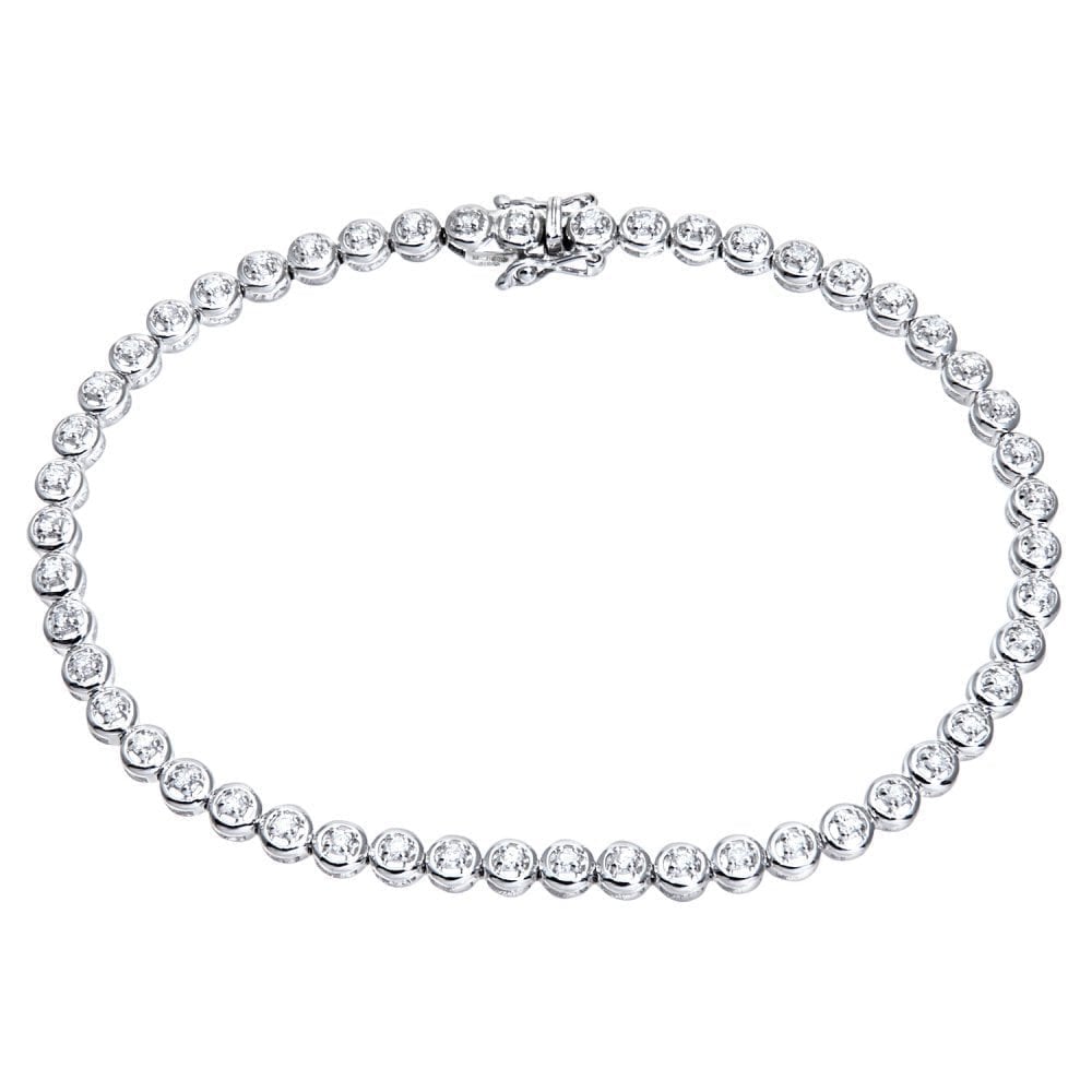Diamond Tennis Bracelet 9ct White Gold | Prime Jewellery