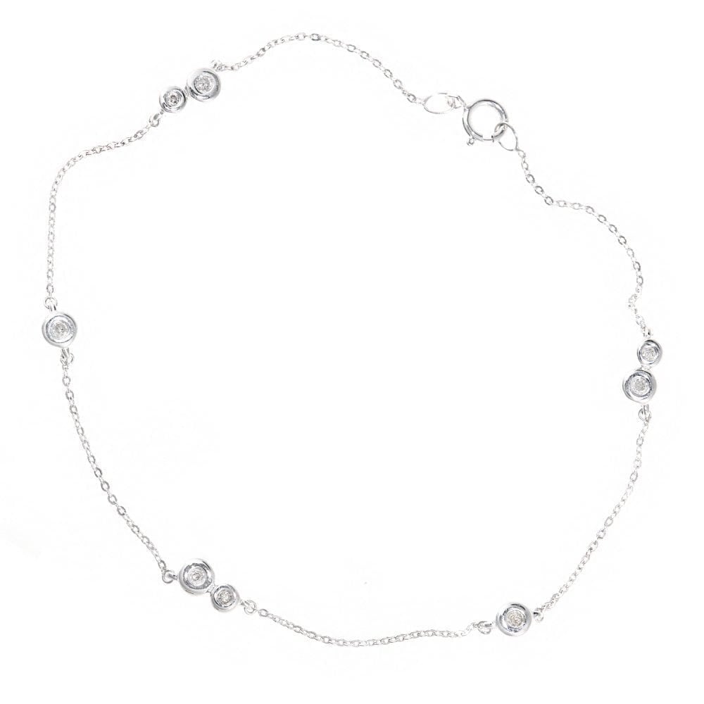 Diamond Bracelet 9ct White Gold | Prime Jewellery
