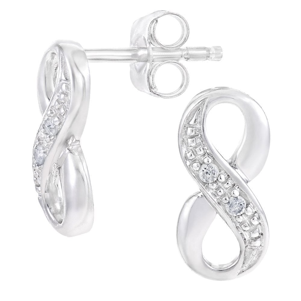 Diamond Stud Earrings - detail view | Prime Jewellery