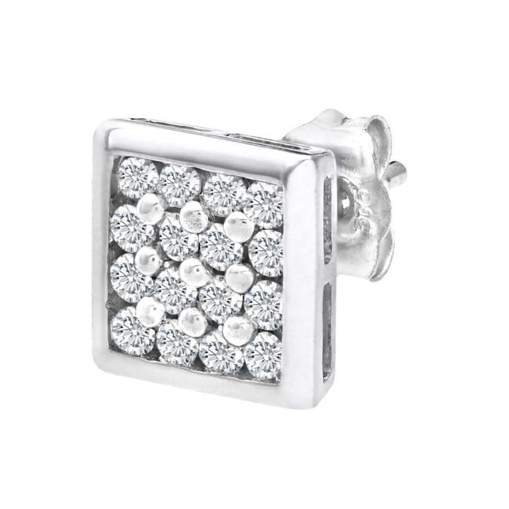 Diamond Stud Earrings - detail view | Prime Jewellery