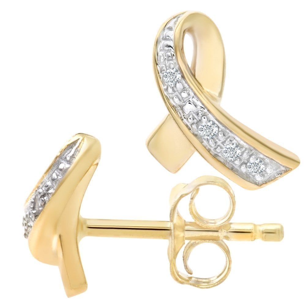 Diamond Stud Earrings - detail view | Prime Jewellery