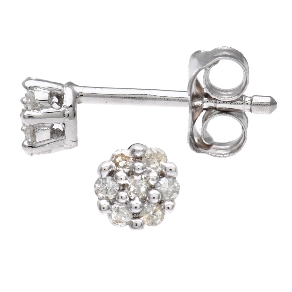 Diamond Stud Earrings - detail view | Prime Jewellery