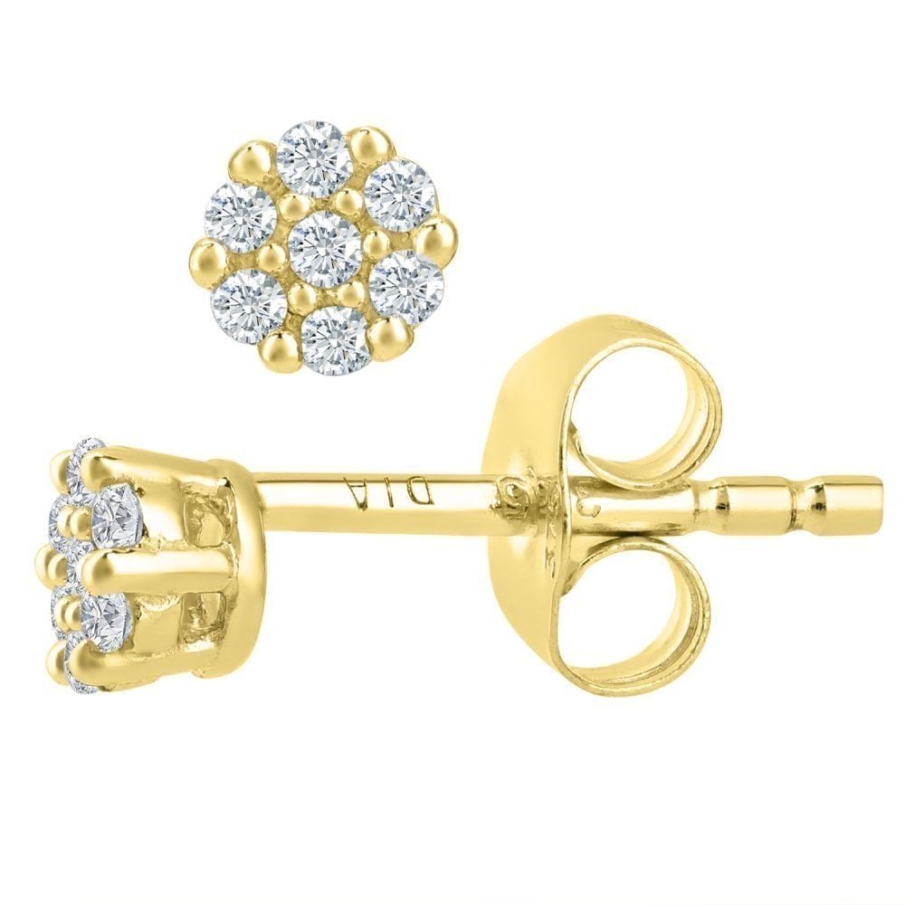 Diamond Stud Earrings - detail view | Prime Jewellery