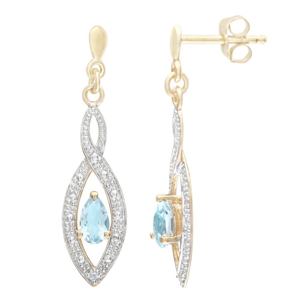 Sky Blue Topaz - detail view | Prime Jewellery
