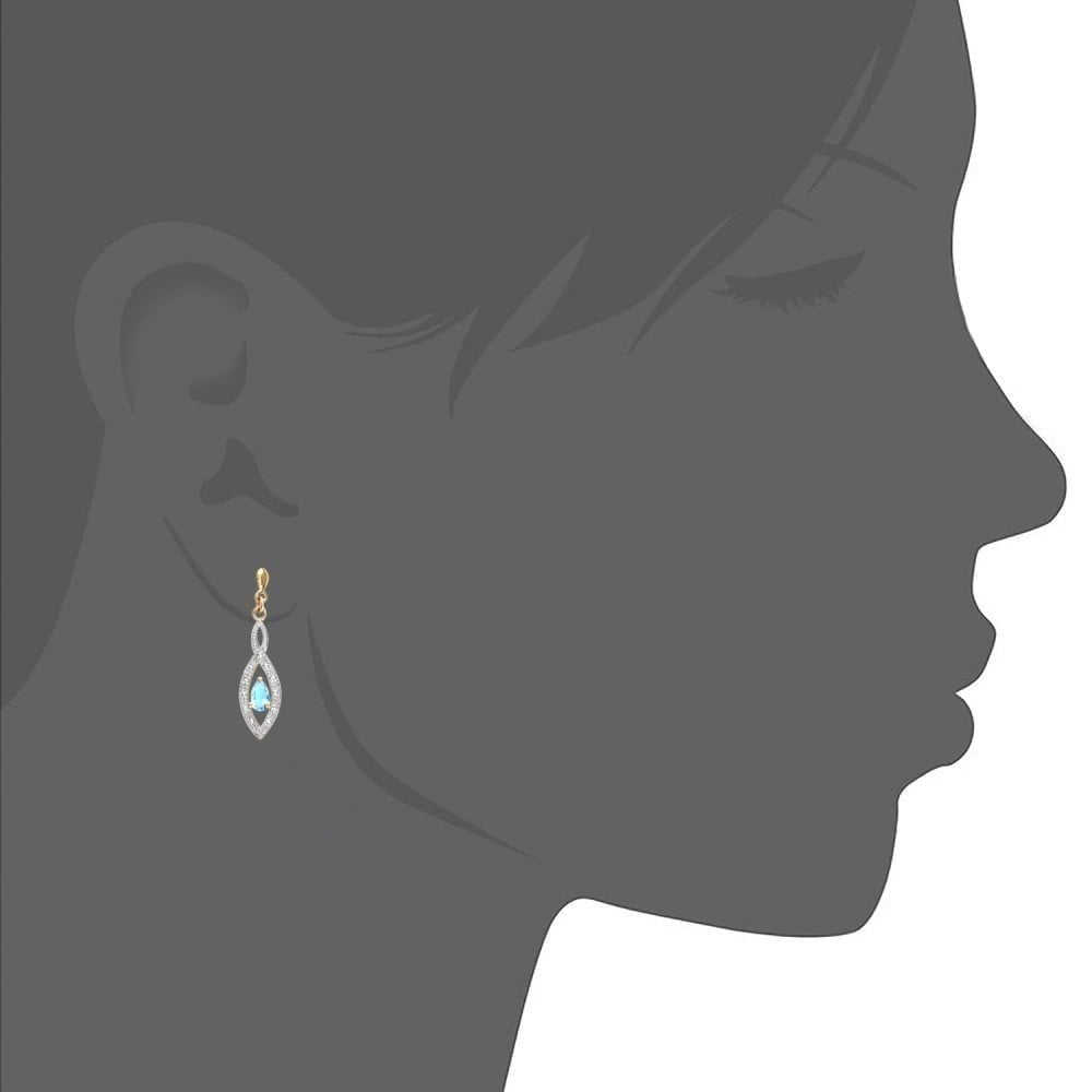 Sky Blue Topaz - detail view | Prime Jewellery