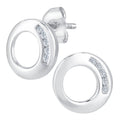 Diamond Stud Earrings 9ct White Gold | Prime Jewellery