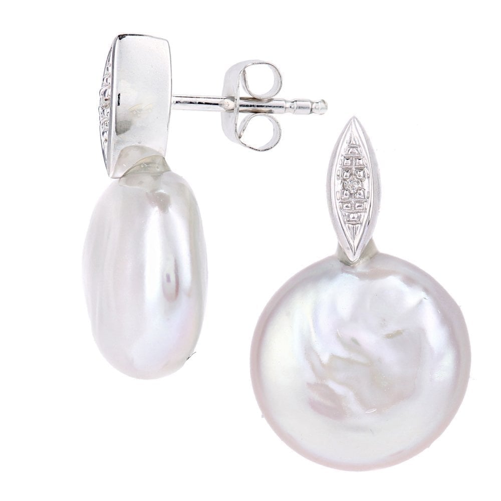 Pearl Stud Earrings - detail view | Prime Jewellery