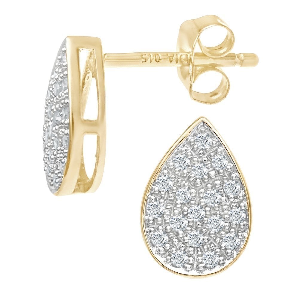 Diamond Stud Earrings - detail view | Prime Jewellery