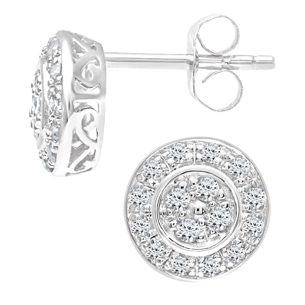 Diamond Stud Earrings - detail view | Prime Jewellery