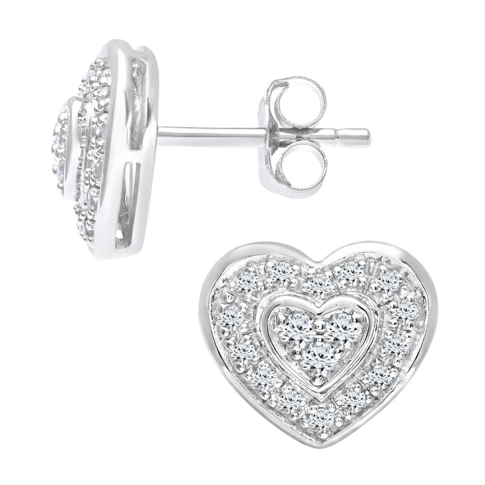 Diamond Stud Earrings - detail view | Prime Jewellery