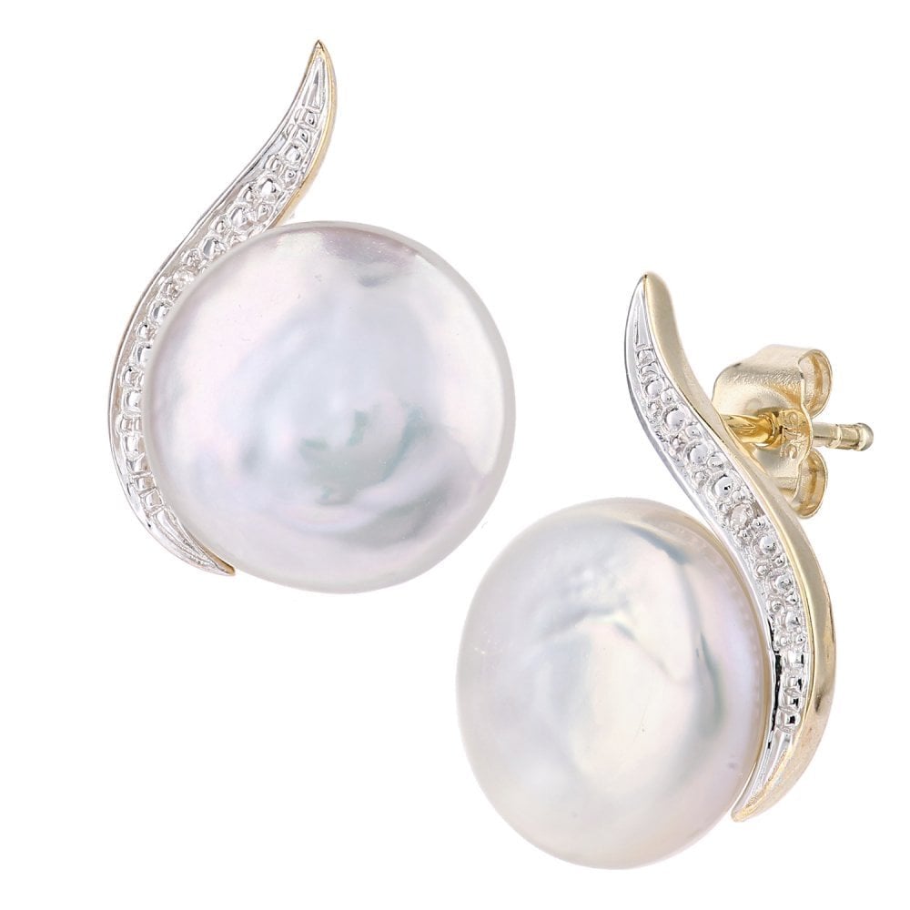 Pearl Stud Earrings - detail view | Prime Jewellery