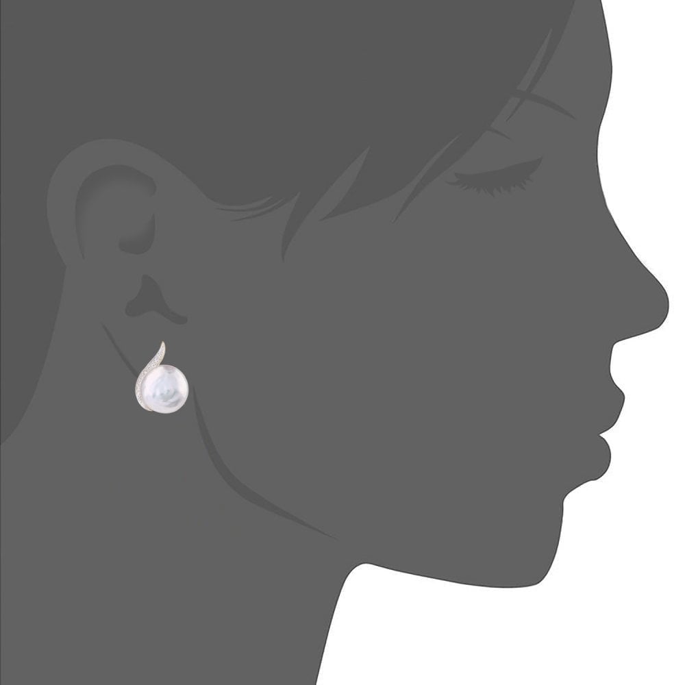 Pearl Stud Earrings - detail view | Prime Jewellery