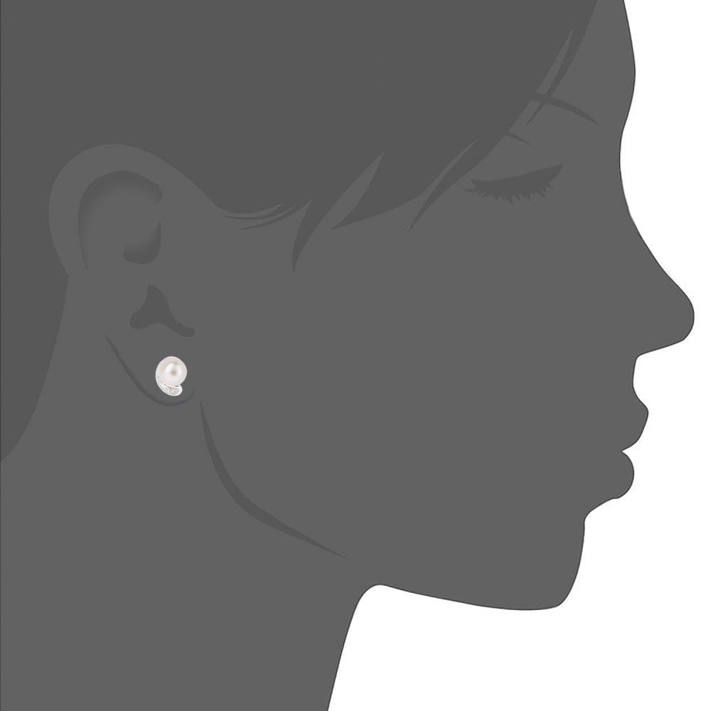 Pearl Stud Earrings - detail view | Prime Jewellery