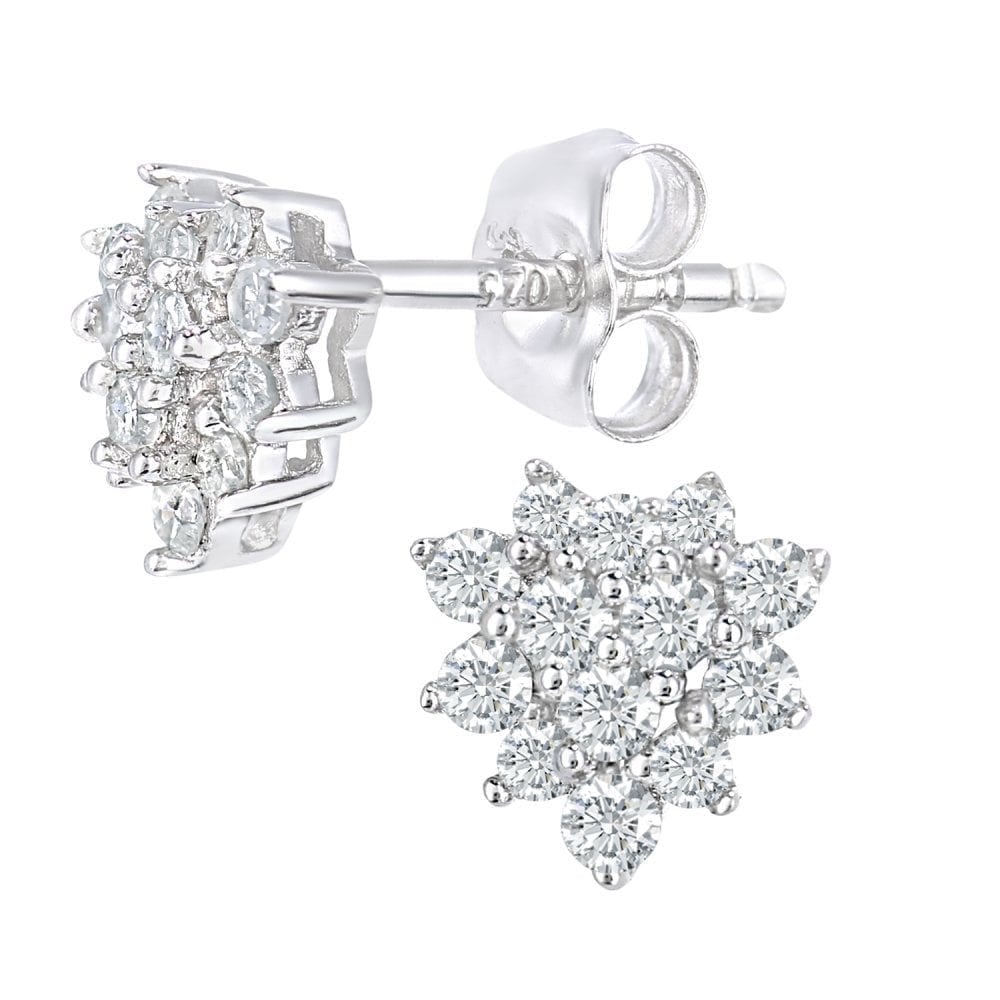Diamond Stud Earrings - detail view | Prime Jewellery