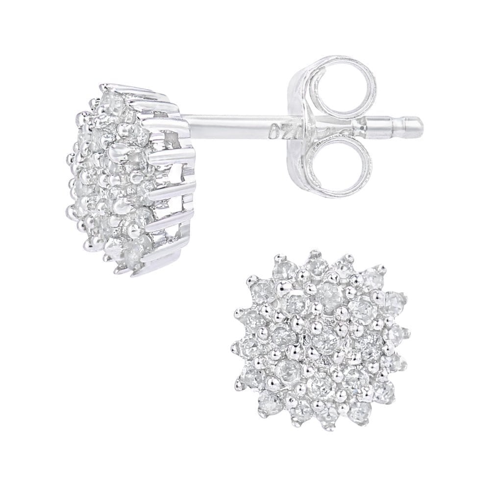 Diamond Stud Earrings - detail view | Prime Jewellery