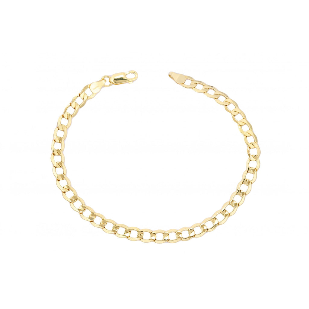9ct Yellow Gold Curb Bracelet