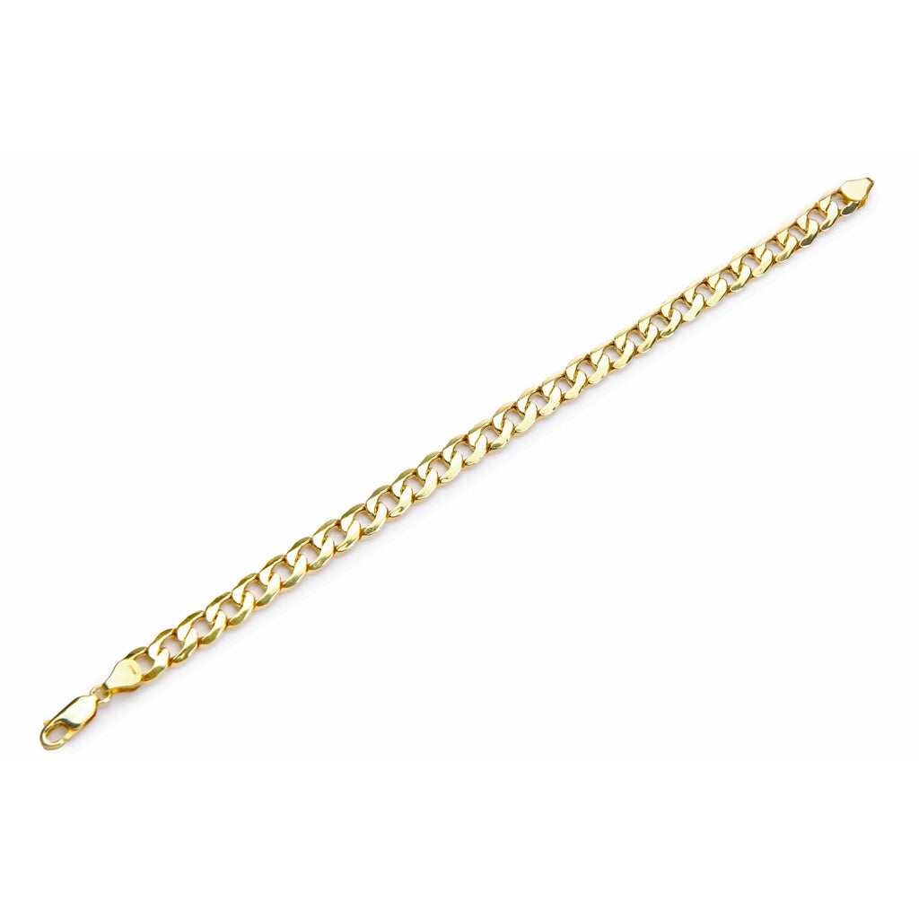 9ct Yellow Gold Curb Bracelet