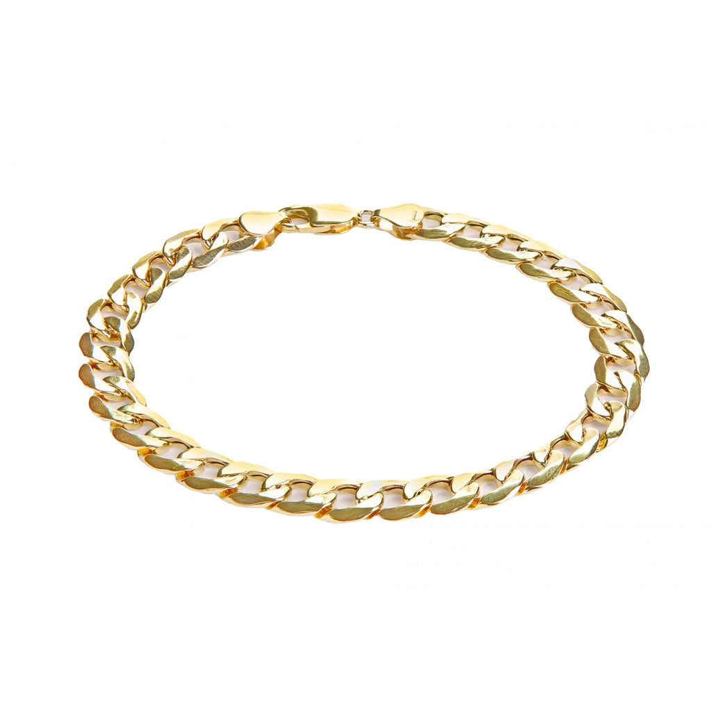 9ct Yellow Gold Curb Bracelet