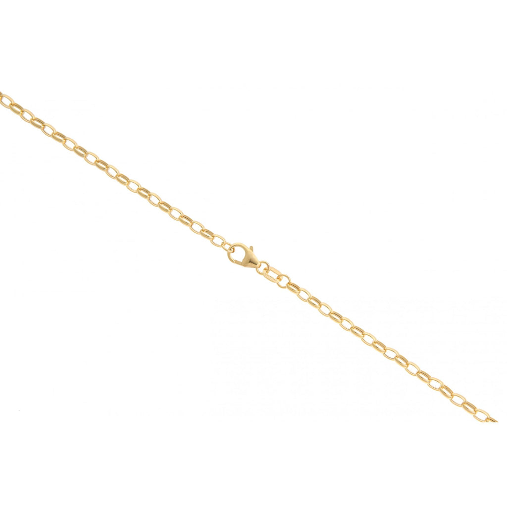 9ct Yellow Gold Oval Belcher Chain