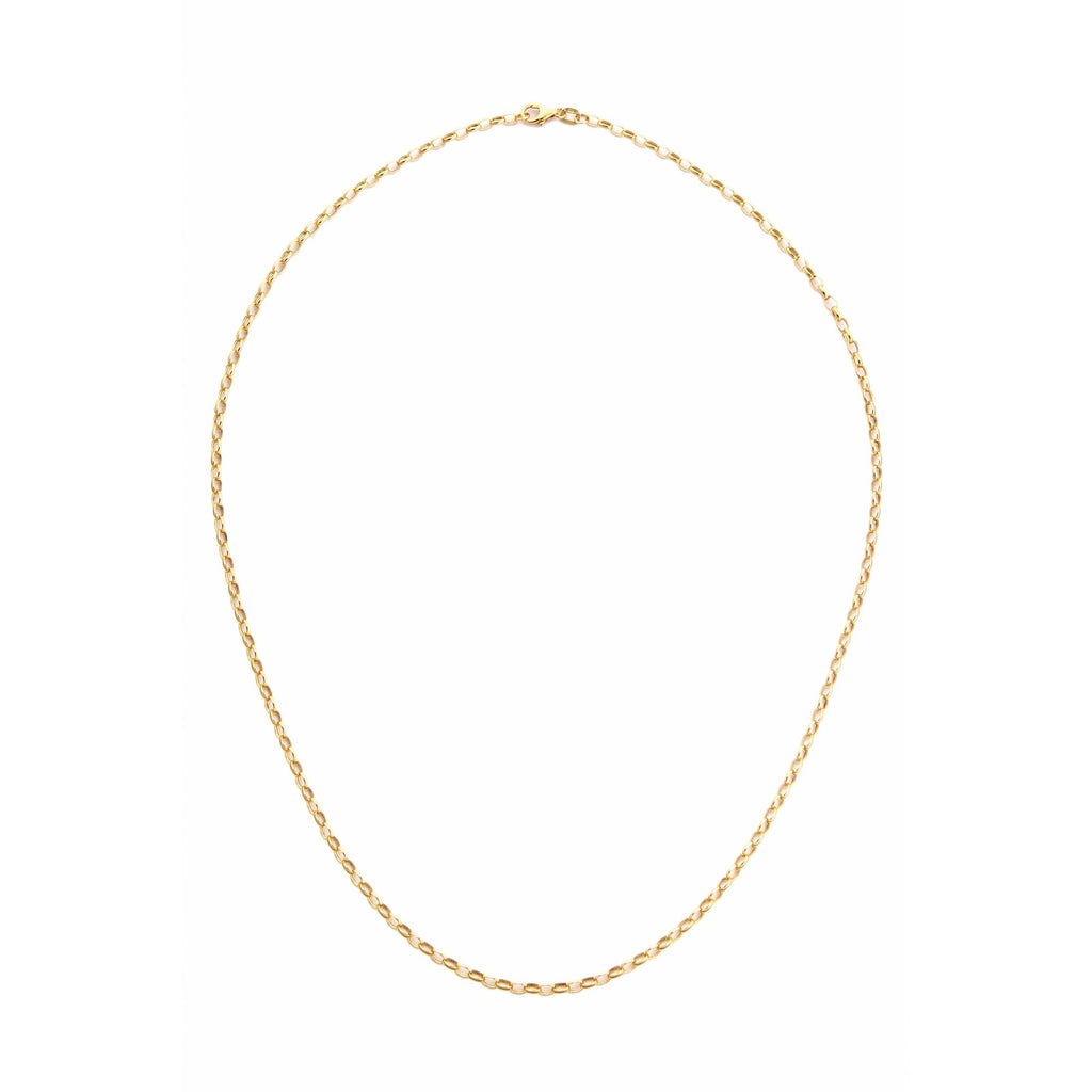 9ct Yellow Gold Oval Belcher Chain