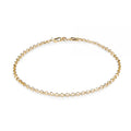 9ct Yellow Gold Round Belcher Bracelet