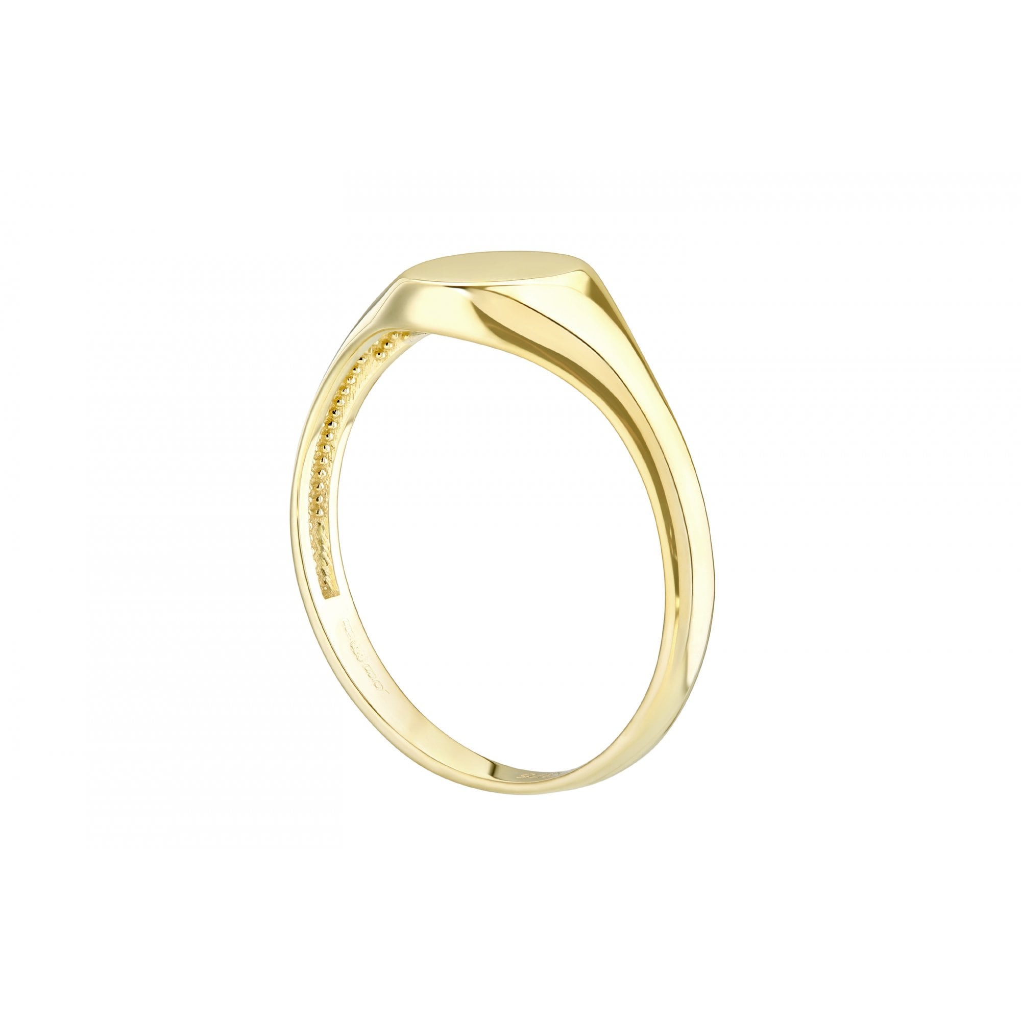 9ct Yellow Gold Oval Signet Ring