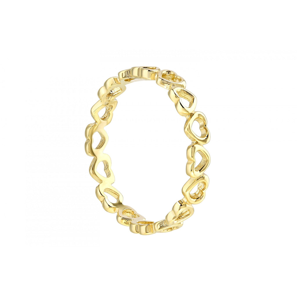 9ct Yellow Gold Heart Ring