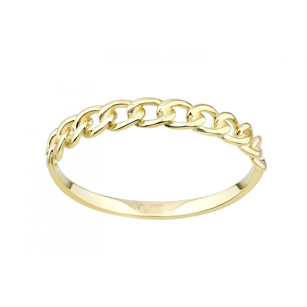 9ct Yellow Gold Infinity Ring