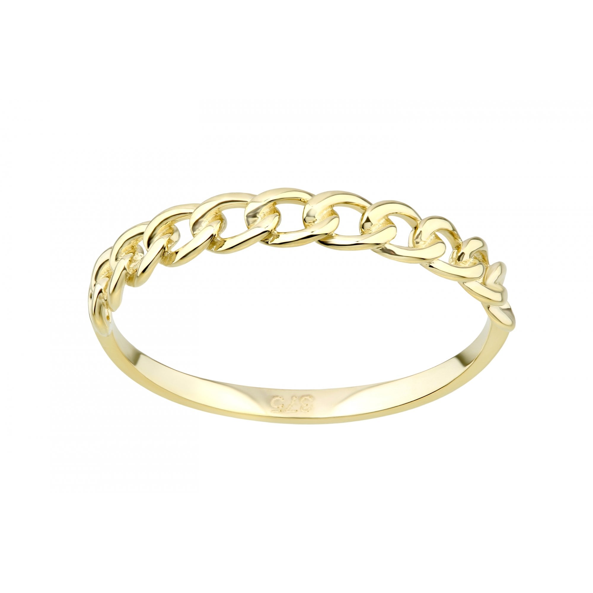 9ct Yellow Gold Infinity Ring