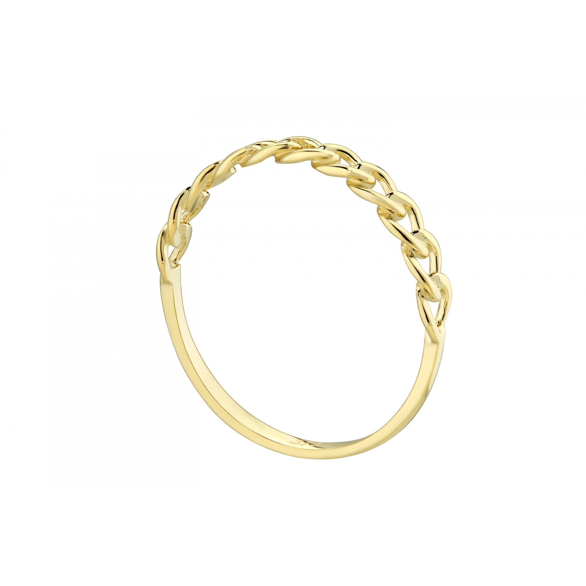 9ct Yellow Gold Infinity Ring