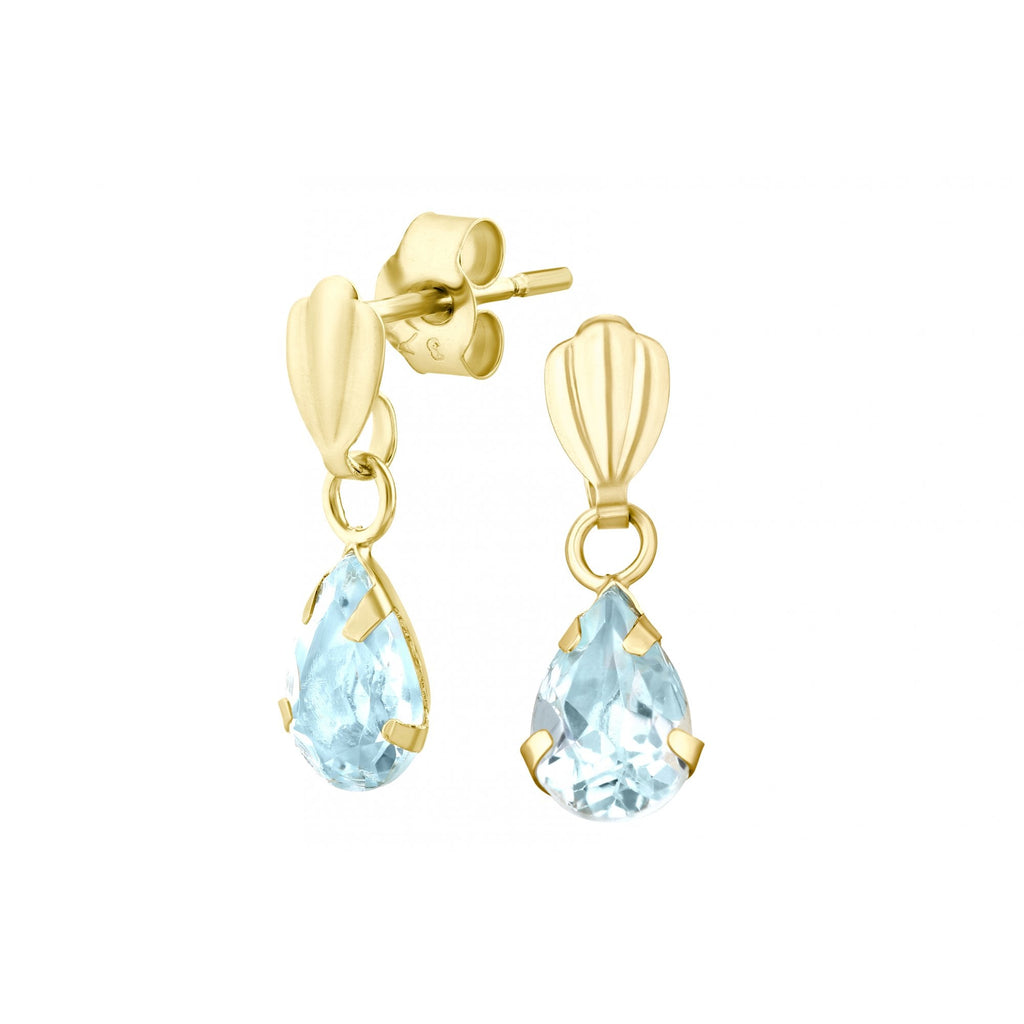 Blue Topaz Teardrop - detail view | Prime Jewellery