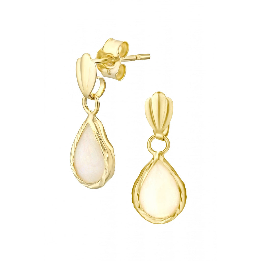 Pear Opal Solitaire - detail view | Prime Jewellery