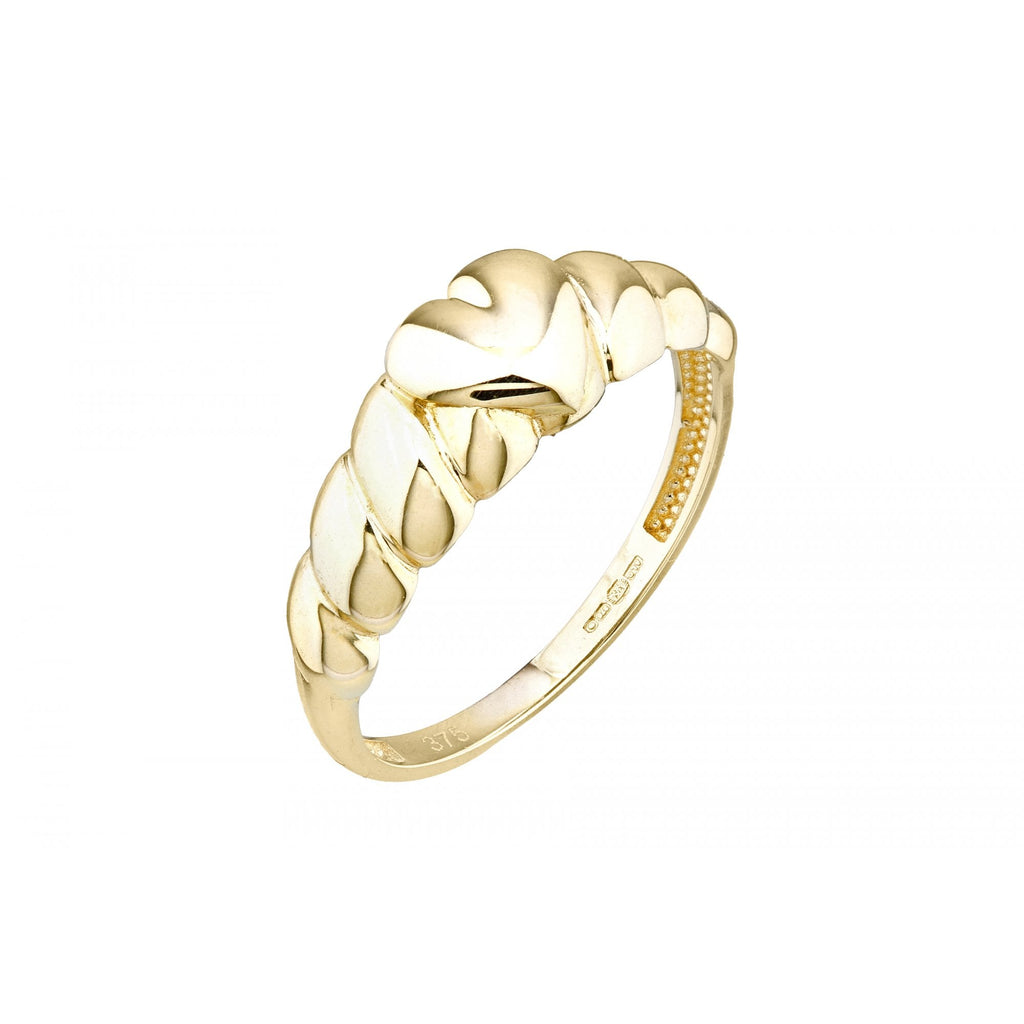9ct Yellow Gold Dome Ring