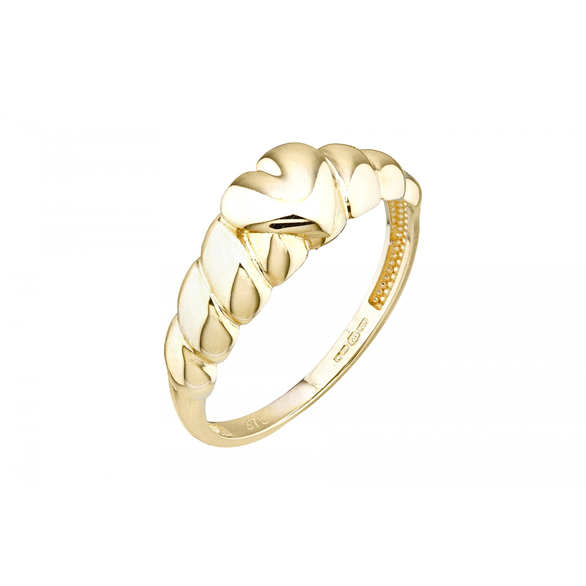 9ct Yellow Gold Dome Ring