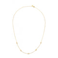 Cubic Zirconia Charm Necklace 9ct Yellow Gold | Prime Jewellery