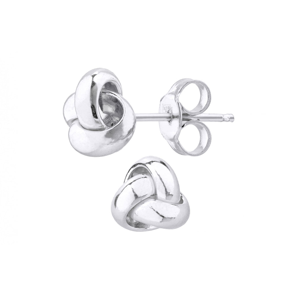Love Knot Stud - detail view | Prime Jewellery