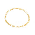 14ct Yellow Gold Curb Bracelet 7.5 Inch Length