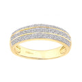 9ct Gold 0.25 Carat Natural Diamond Wedding Ring