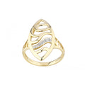 9ct Gold Natural Diamond Cocktail Ring