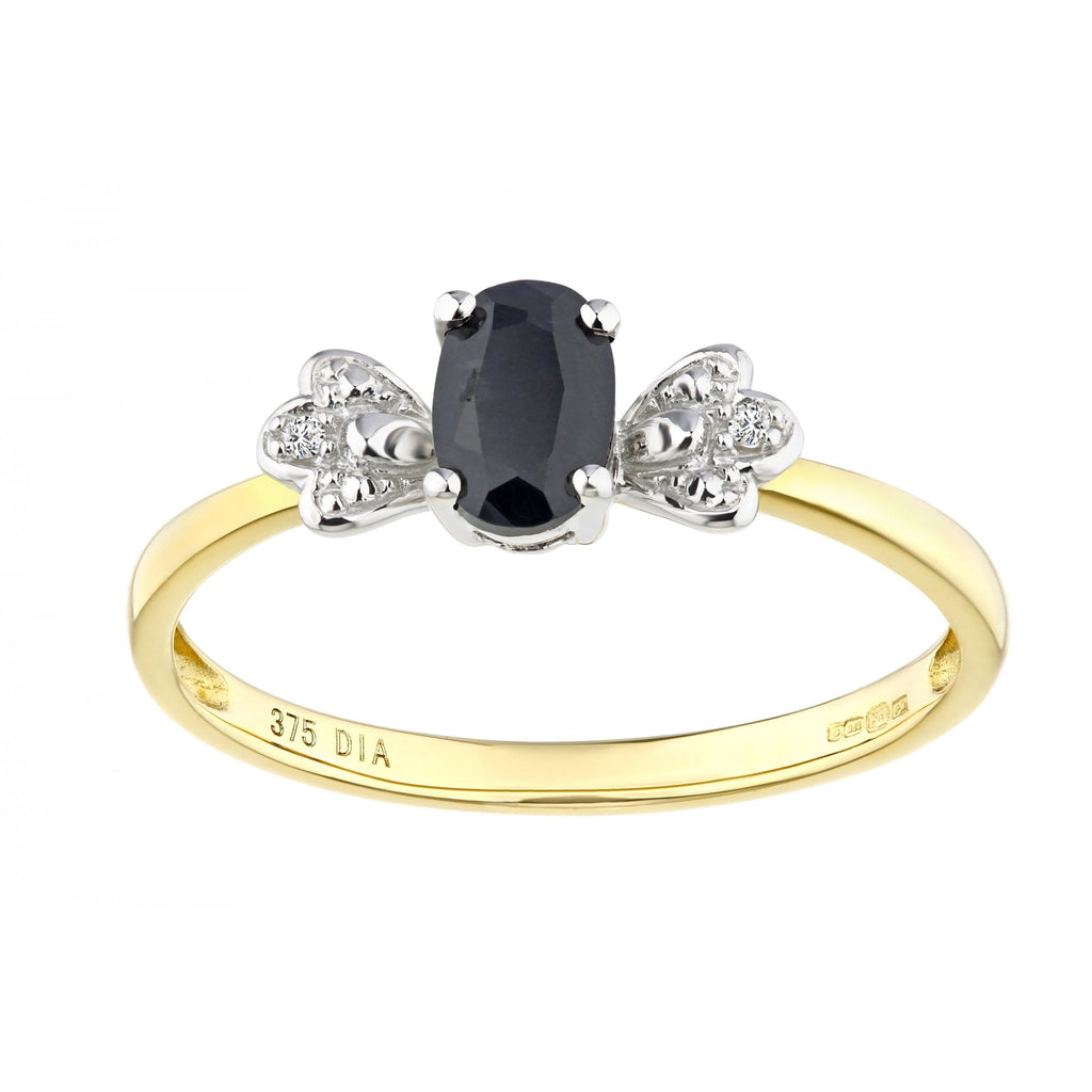 Oval Blue Sapphire - detail view | Prime Jewellery