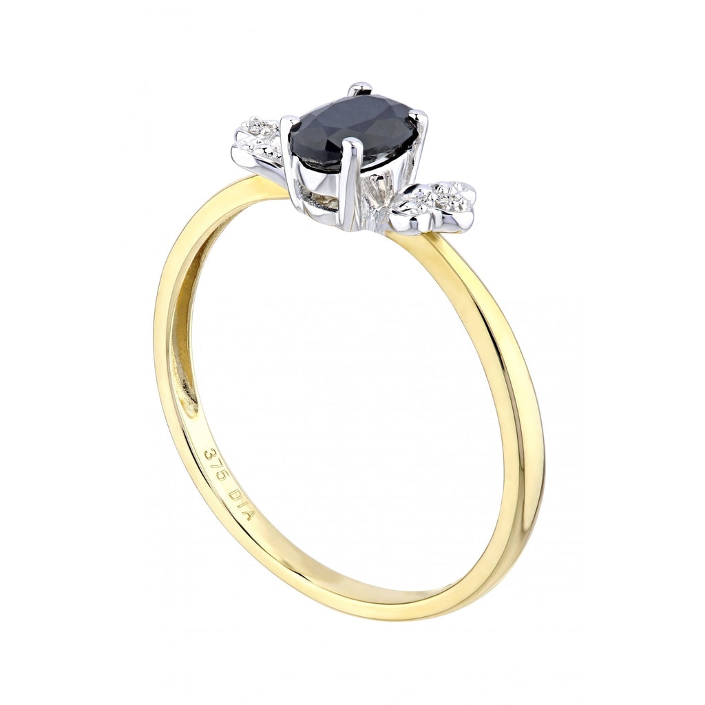 Oval Blue Sapphire - detail view | Prime Jewellery